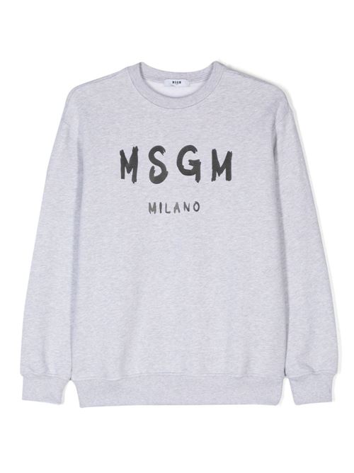 Felpa bambina girocollo MSGM KIDS | F4MSJUSW291107